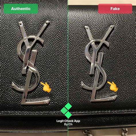 fake ysl wallet vs real|ysl counterfeit bag.